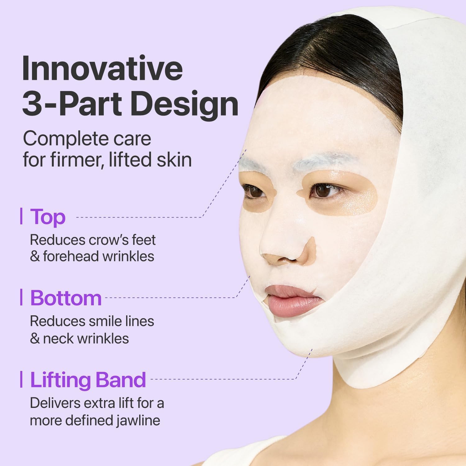 Numbuzin No.9 Sheet Mask | NAD+ BIO Lifting-sil Full Face Mask 6