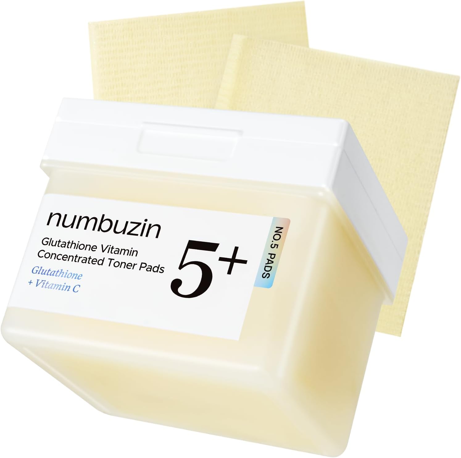 Numbuzin No.5 Toner Pads | Glutathione Vitamin Concentrated Toner Pads