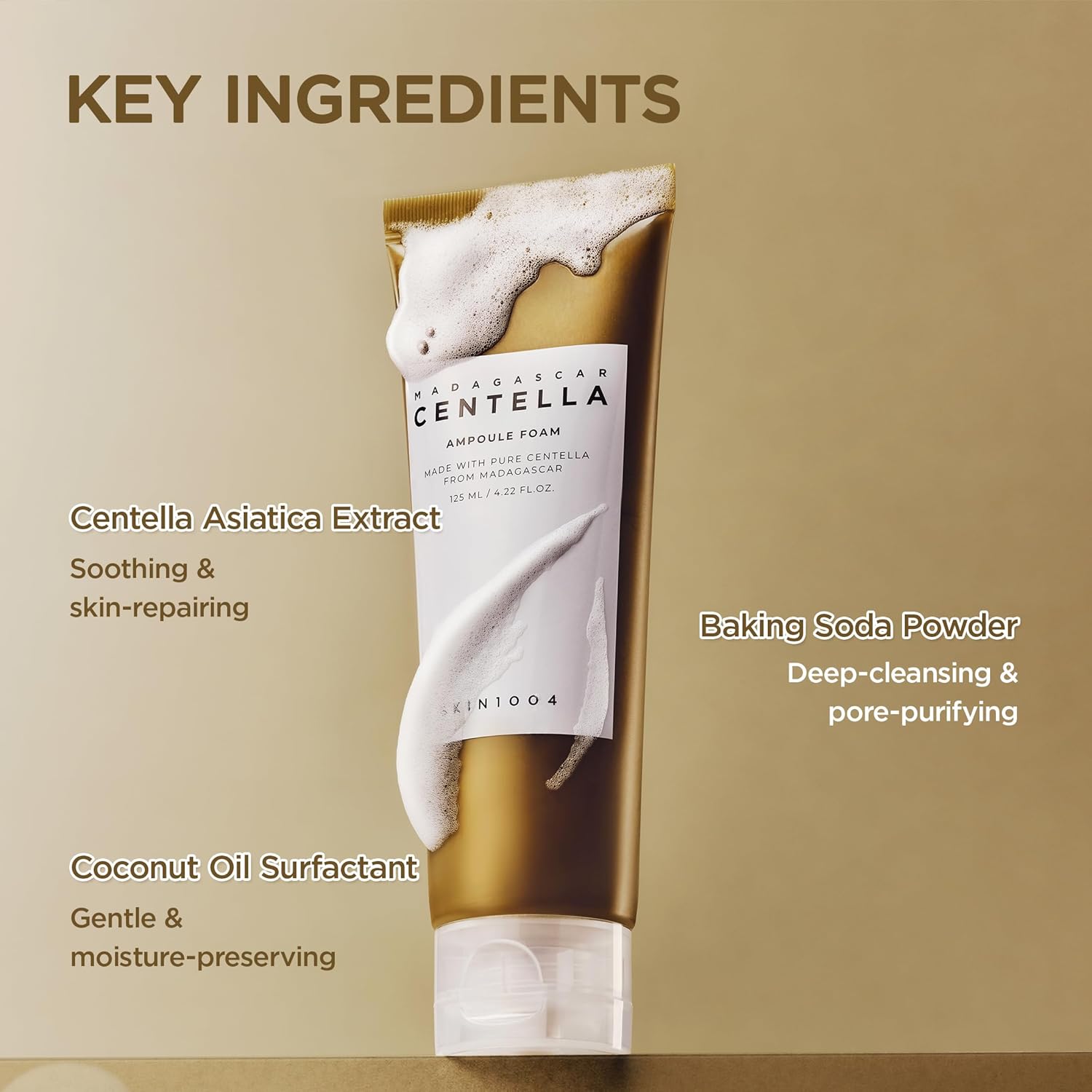 SKIN1004 Madagascar Centella Ampoule Foam, 125mL  5