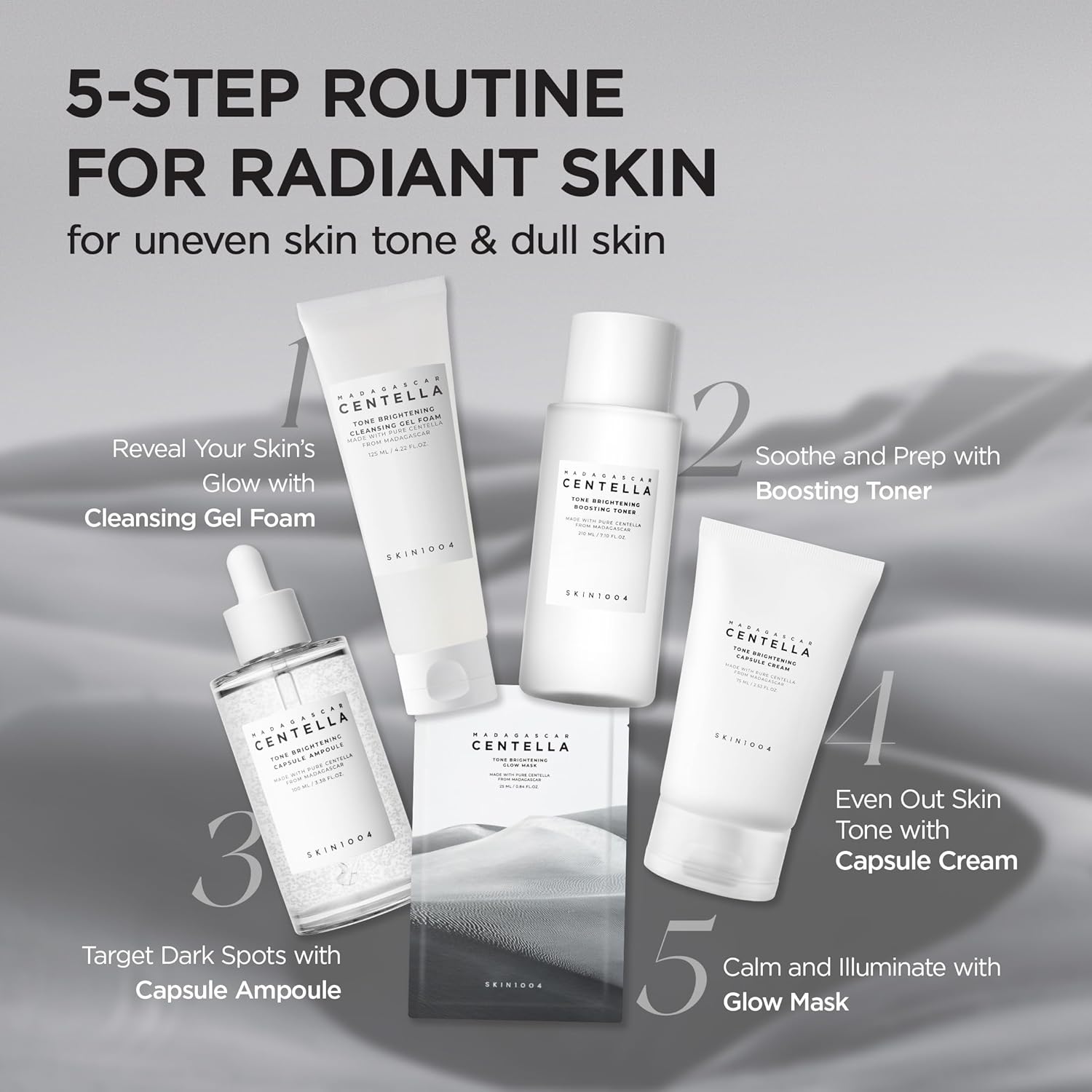 SKIN1004 Madagascar Centella Tone Brightening Capsule Ampoule 100ml 8