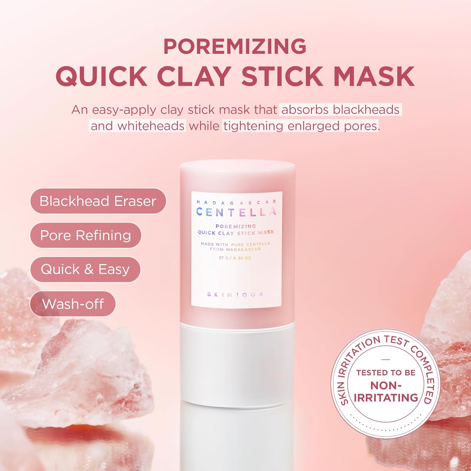 SKIN1004 Madagascar Centella Poremizing Quick Clay Stick Mask 27g 2