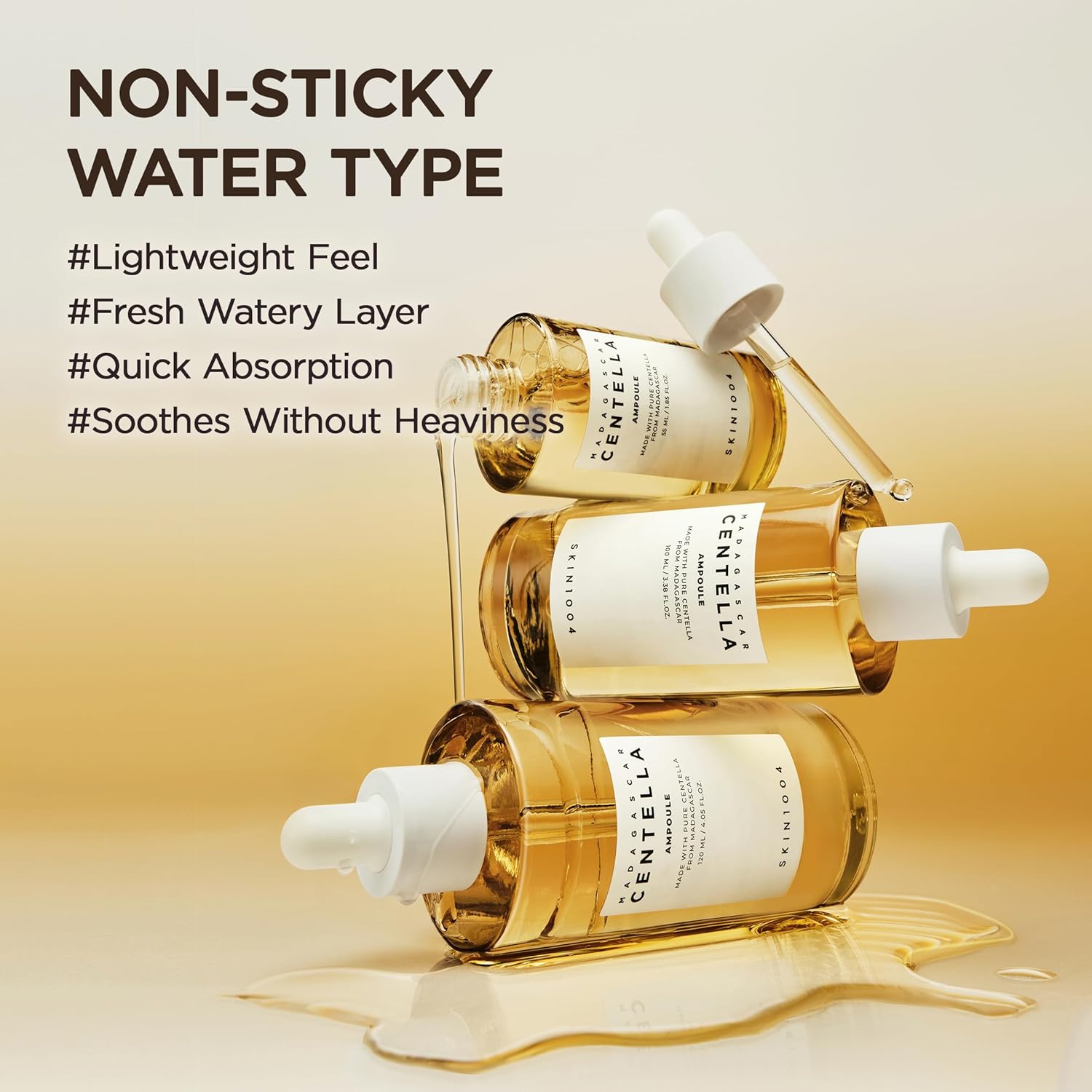 KIN1004 Madagascar Centella Asiatica Ampoule Facial Serum 1.01 fl.oz(30ml) 6