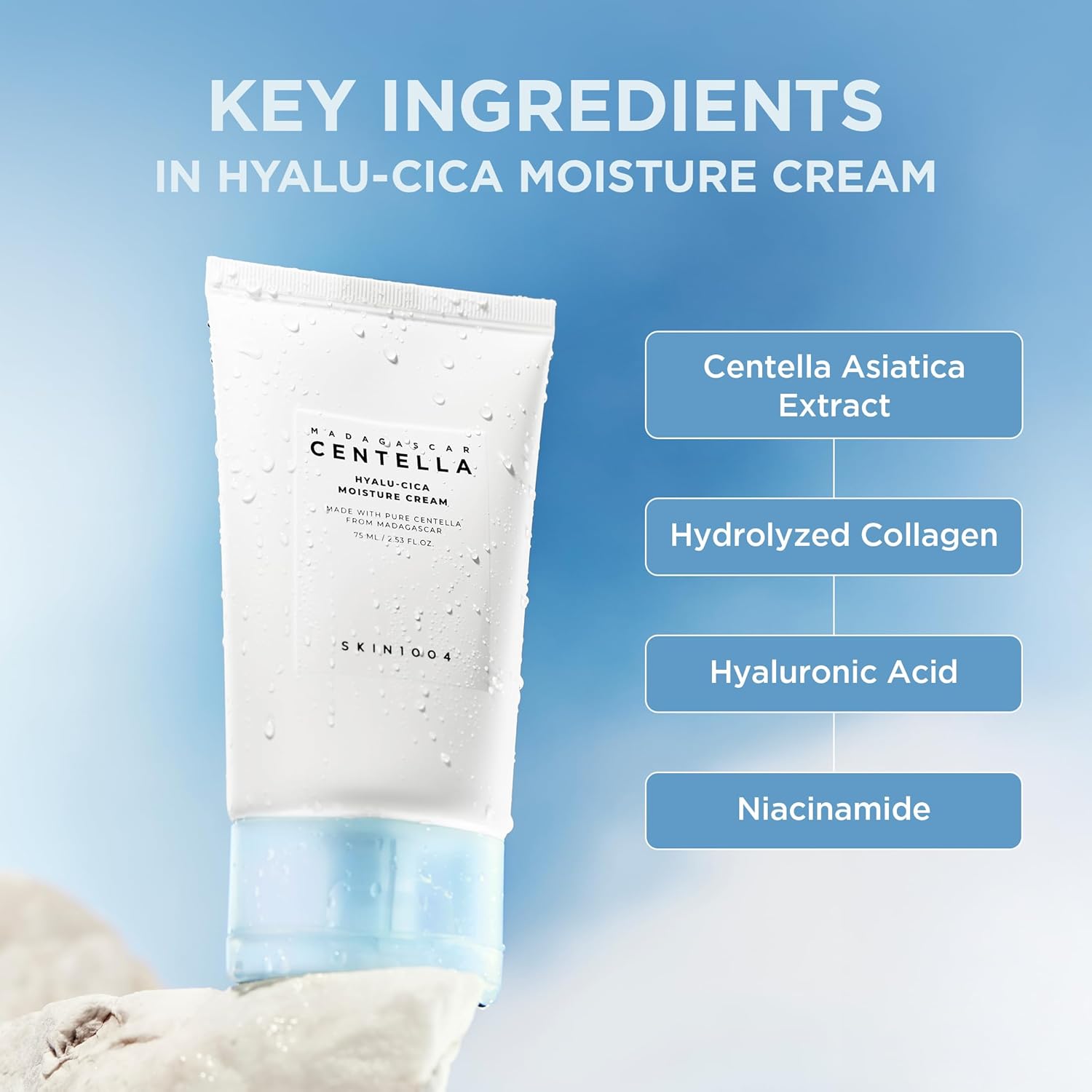 SKIN1004 Madagascar Centella Hyalu-Cica Moisture Cream 75ml 4