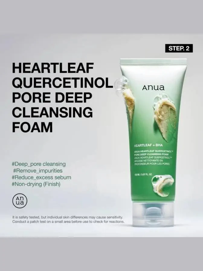 Anua Heartleaf Skincare Bundle for Pores & Brightening | Complete Routine 3