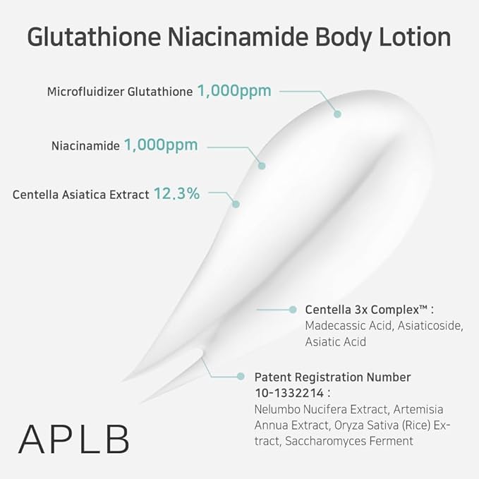 APLB Glutathione Niacinamide Body Lotion  2