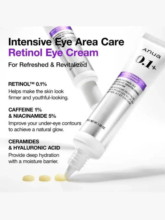 Retinol Eye Cream & Serum Bundle | Anti-Aging, Brightening Care 4