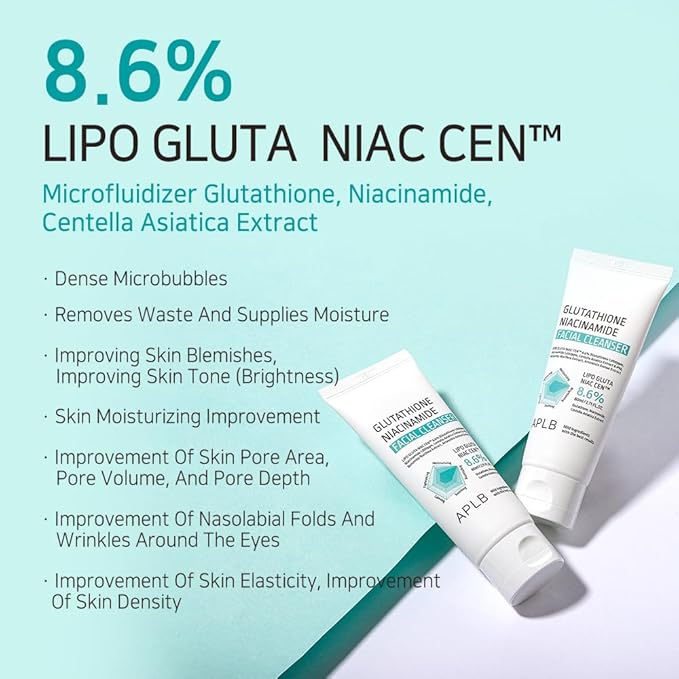 APLB Glutathione Niacinamide Facial Cleanser 3