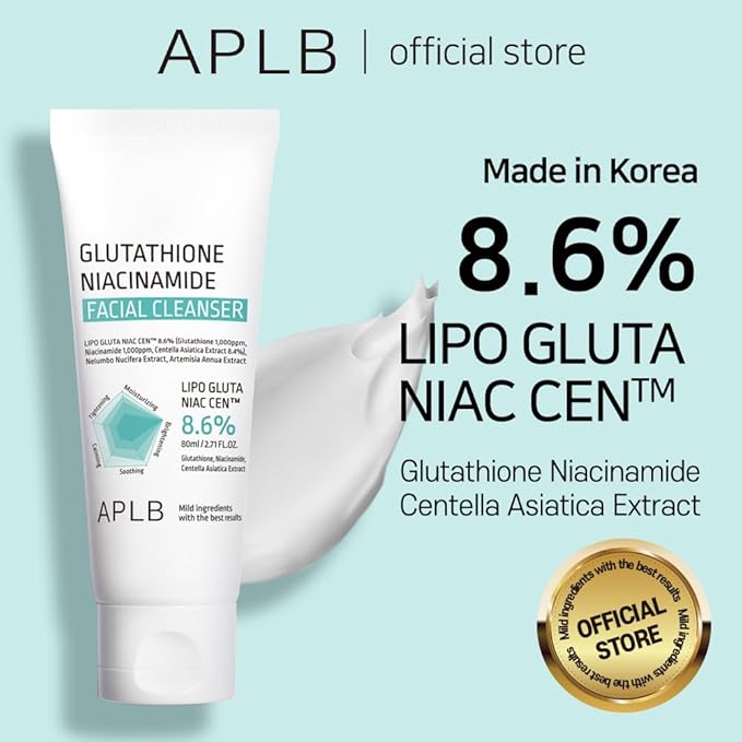 APLB Glutathione Niacinamide Facial Cleanser 4