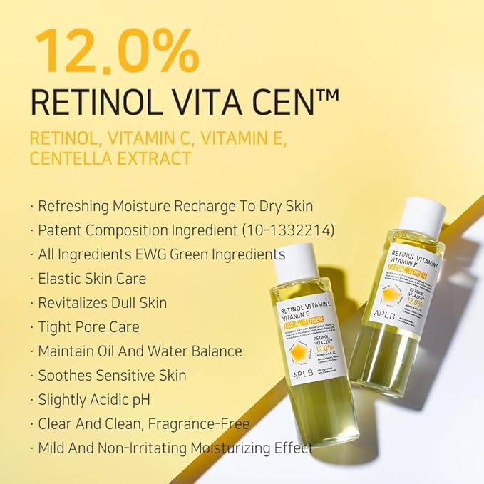 APLB Retinol Vitamin C Vitamin E Facial Toner  2