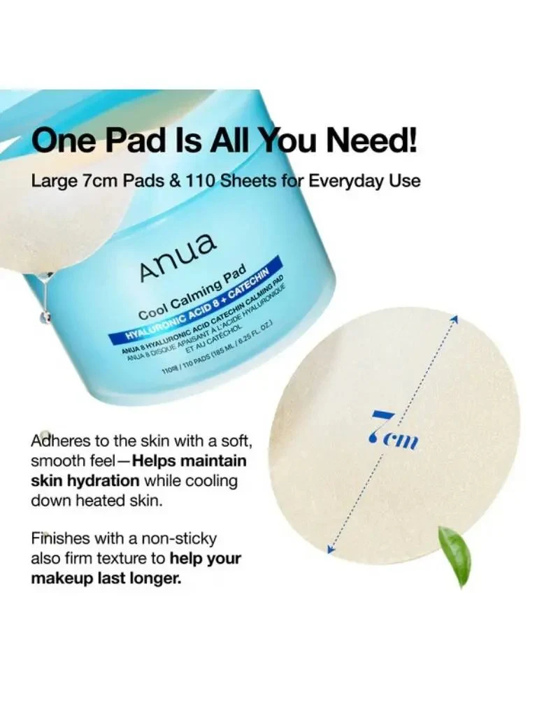 Anua 8 Hyaluronic Acid Cool Calming Pad 5