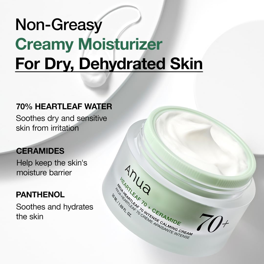 ANUA Heartleaf 70 Intense Calming Cream 50ml 2
