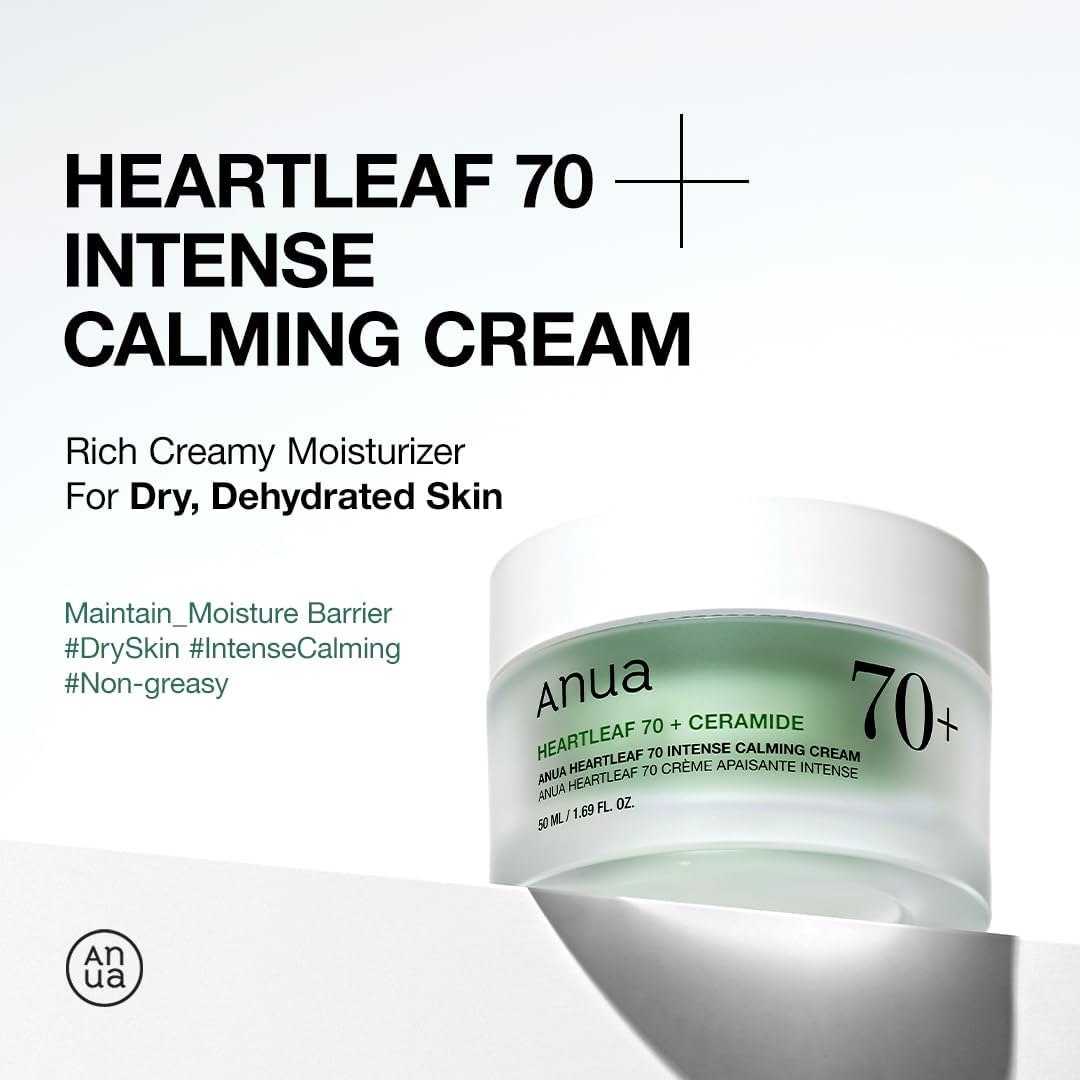 ANUA Heartleaf 70 Intense Calming Cream 50ml 4