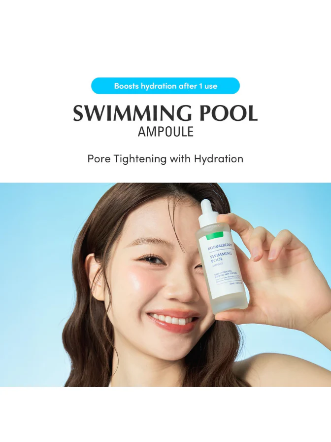 Eqqualberry Swimming Pool Toner, Ampoule & Toner Pads Deep Hydration Se 3