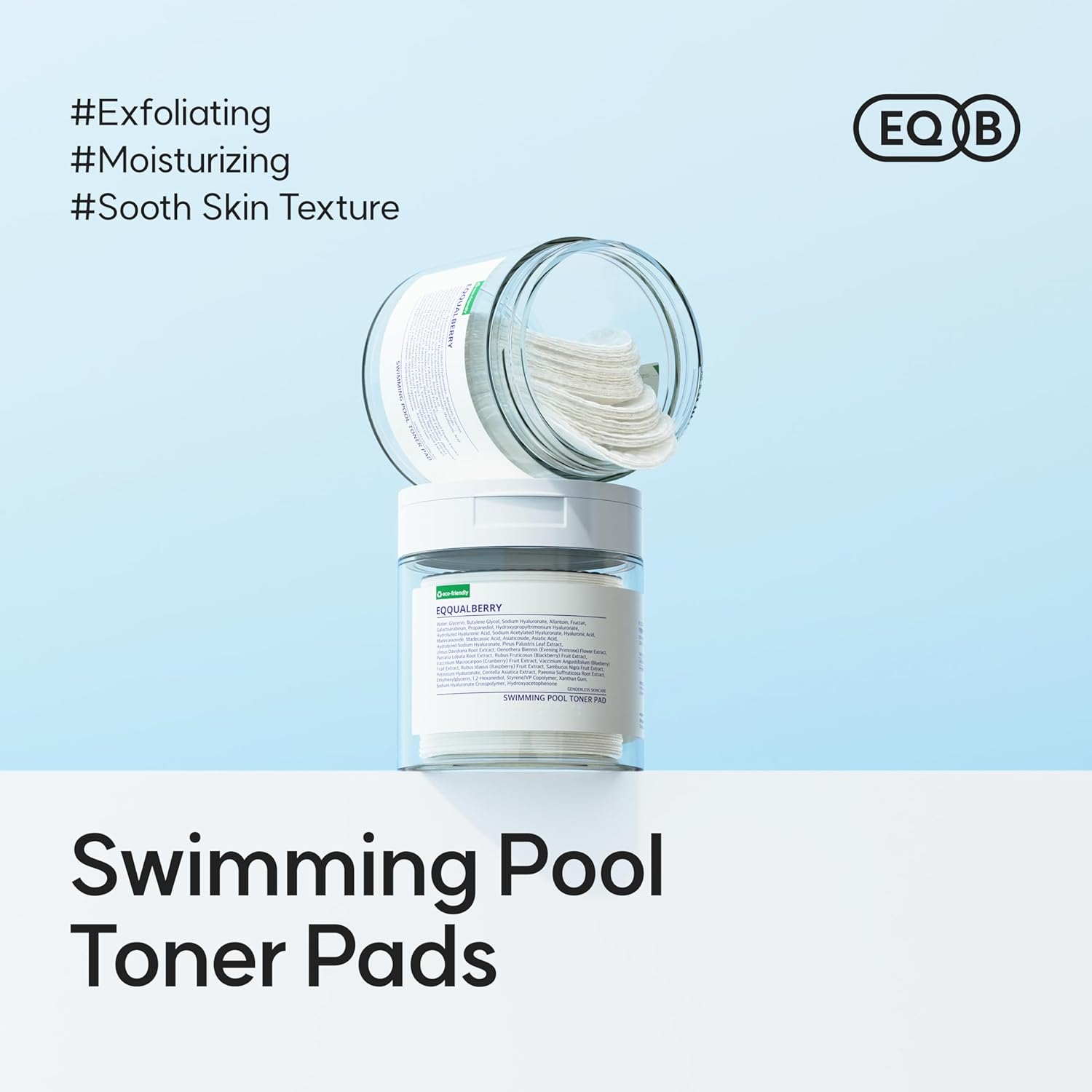 Eqqualberry Swimming Pool Toner, Ampoule & Toner Pads Deep Hydration Se 7