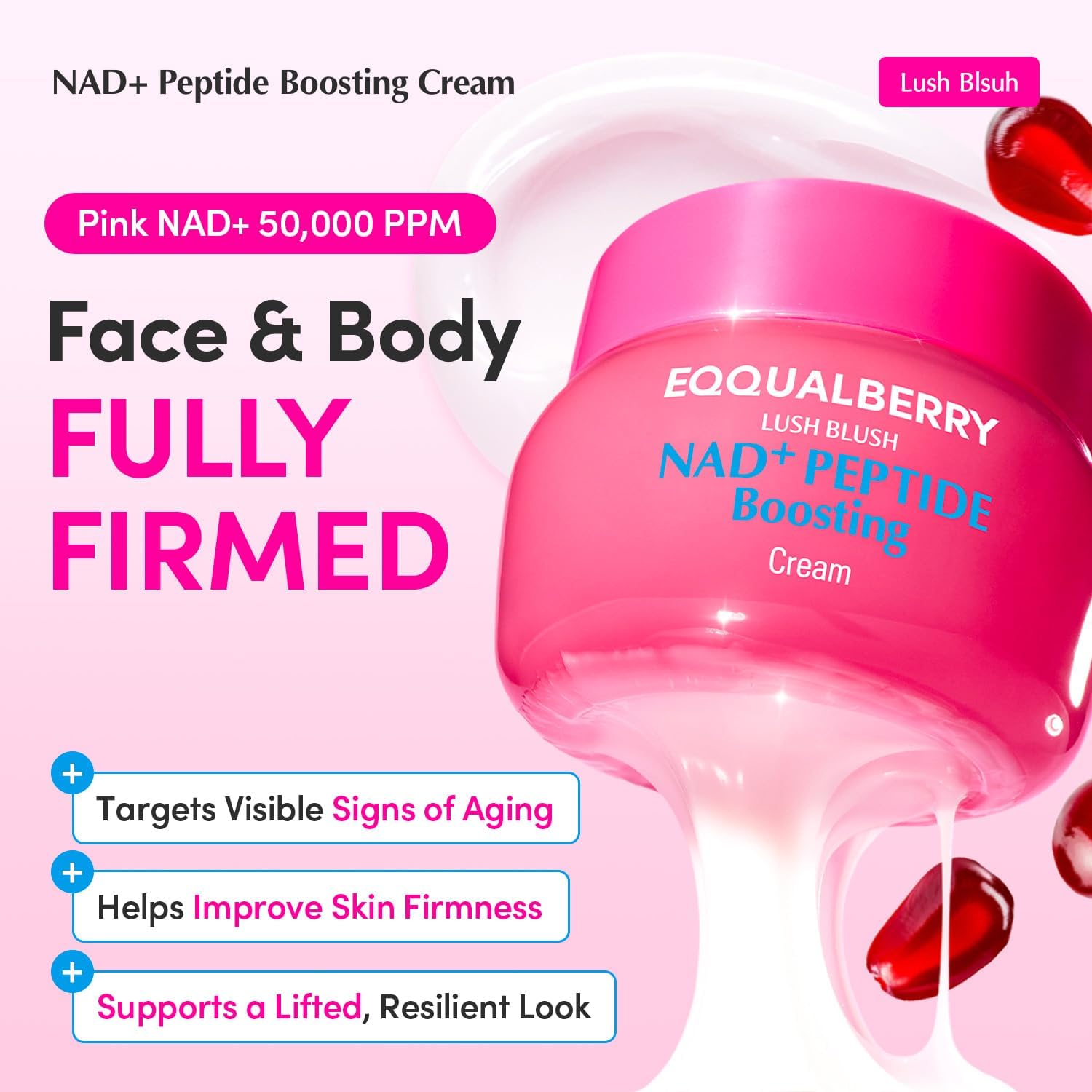 EQQUALBERRY NAD Peptide Boosting Cream 50 ml  2