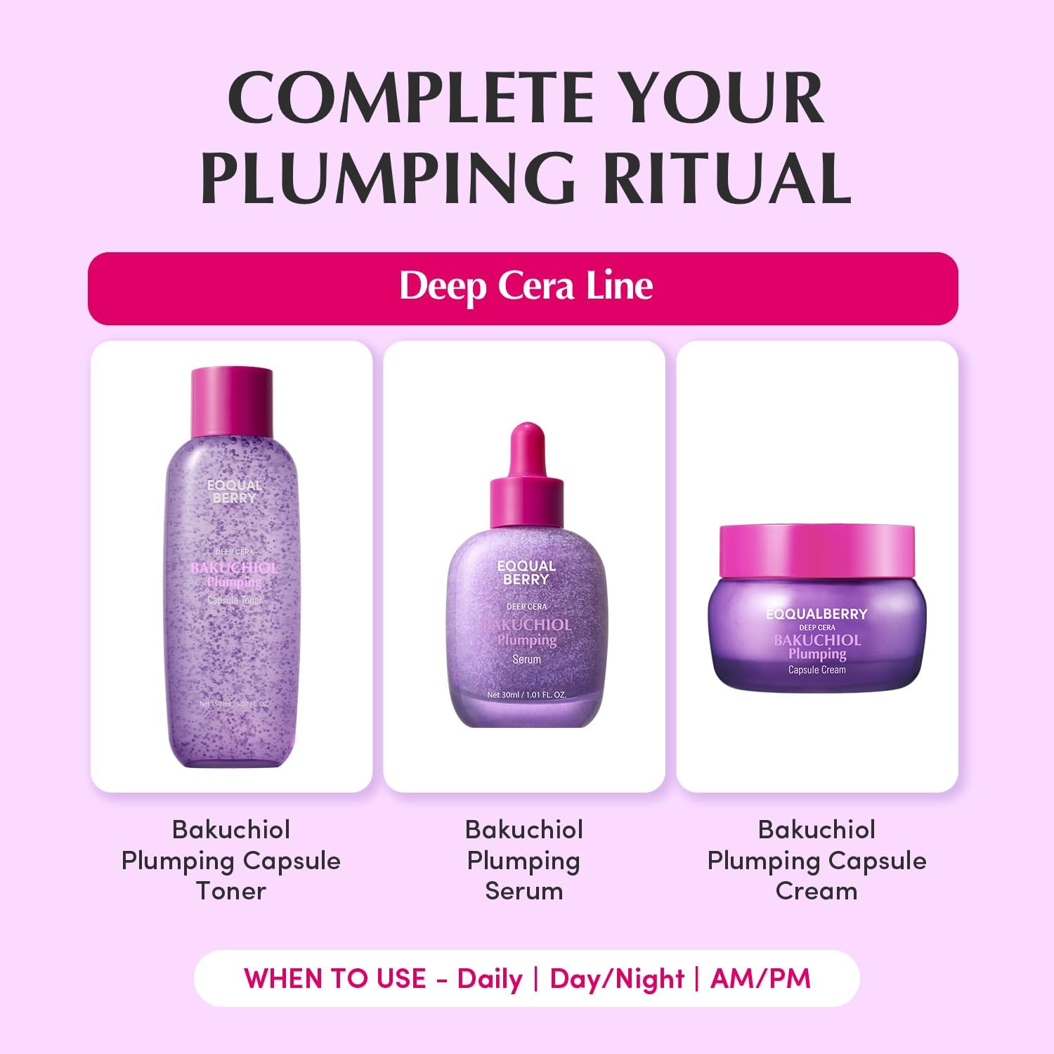 EQQUALBERRY Bakuchiol Plumping Capsule Toner 150 ml 6