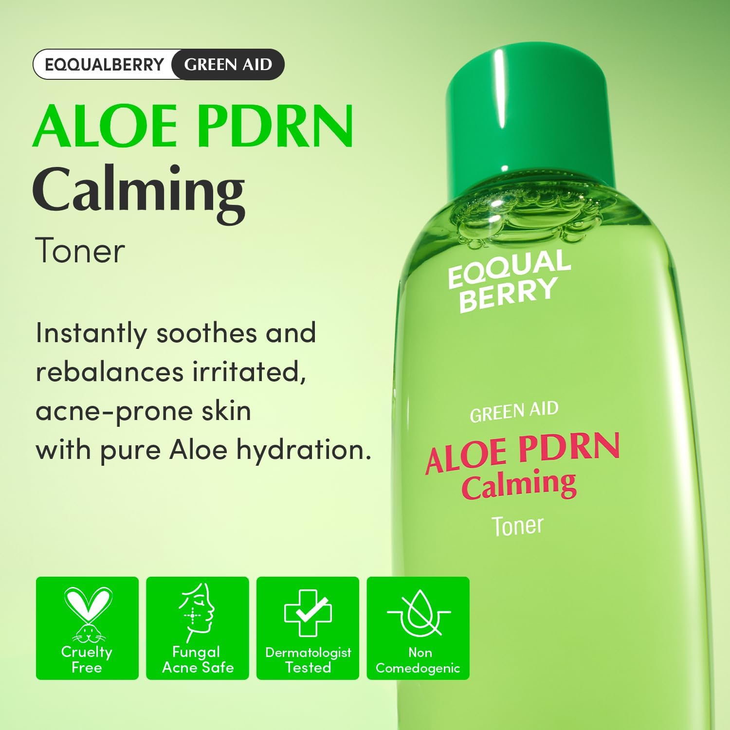 EQQUALBERRY Aloe PDRN Calming Toner 150 ml 2