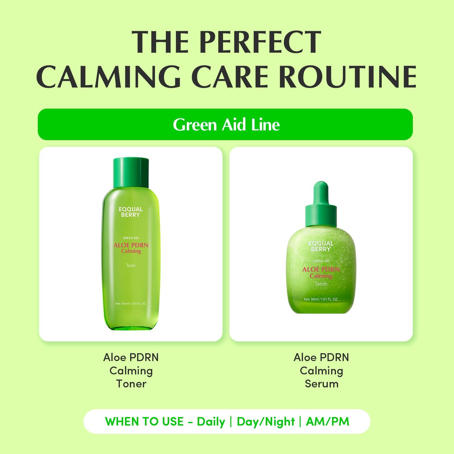 EQQUALBERRY Aloe PDRN Calming Toner 150 ml 6