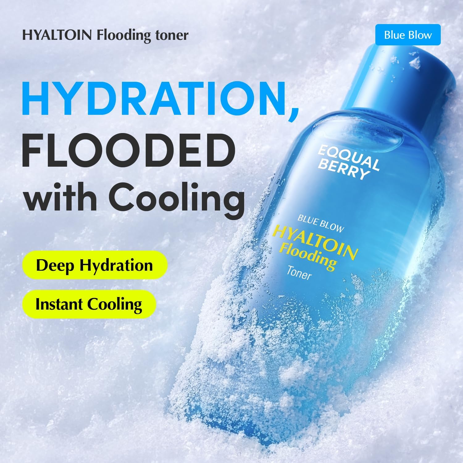 QQUALBERRY Hyaltoin Flooding Toner 150 ml – Deep Hydration Hydrogel Toner  2