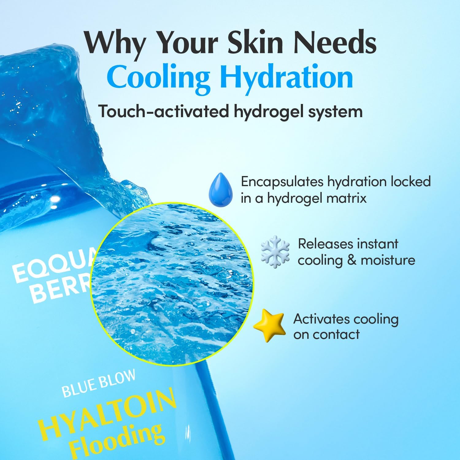 QQUALBERRY Hyaltoin Flooding Toner 150 ml – Deep Hydration Hydrogel Toner  5