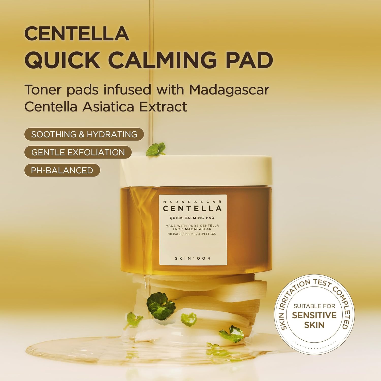 [SKIN1004] Madagascar Centella Quick Calming Pad 70 Pads (130ml) 2
