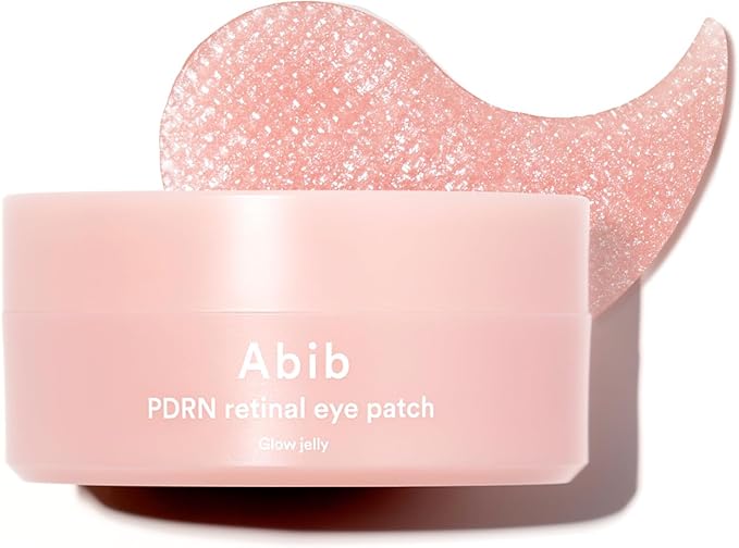 Abib PDRN Retinal Eye Patch, Hydrogel Masks for Dark Circles, Puffiness, Fine Lines, 60 Patches