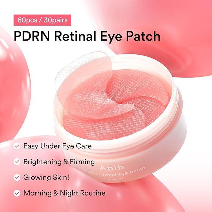 Abib PDRN Retinal Eye Patch, Hydrogel Masks for Dark Circles, Puffiness, Fine Lines, 60 Patches 5
