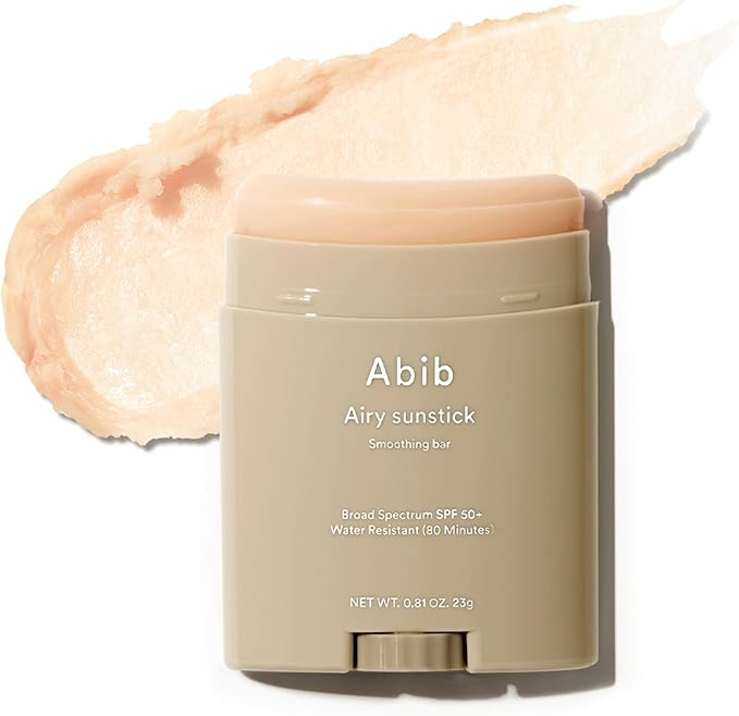 Abib Airy Sunstick Protection Bar Broad Spectrum SPF50+ 0.81 oz / 23 g (Semi-matte)