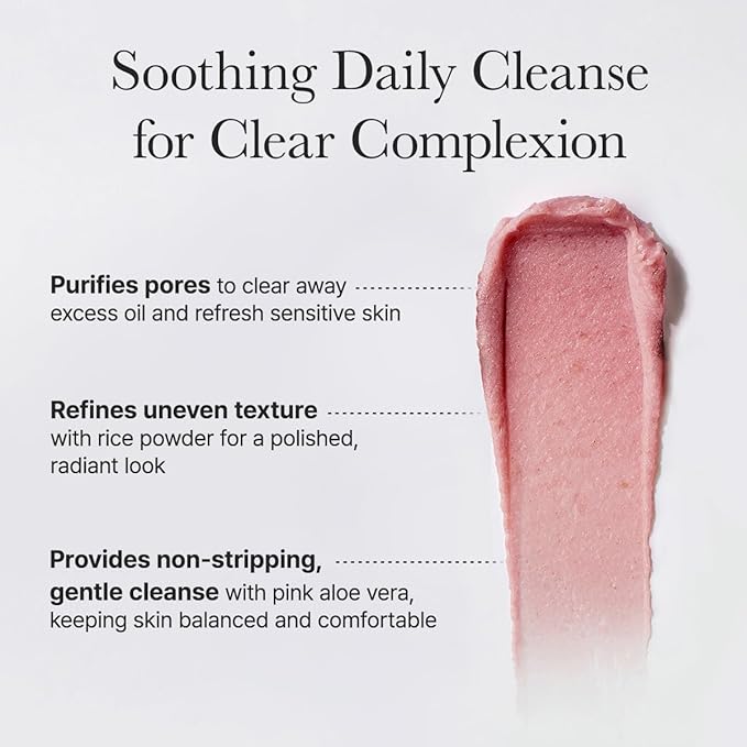 Arencia Rosehip Brightening Rice Mochi Face Cleanser & Daily Scrub - Moisturizing, Exfoliating & Deep-Cleansing 5