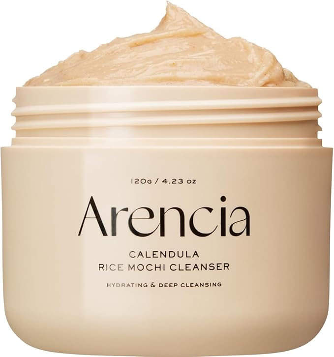 Arencia Calendula Rice Mochi Fresh Cleanser - Moisturizing, Brightening & Deep-Cleansing (120g)