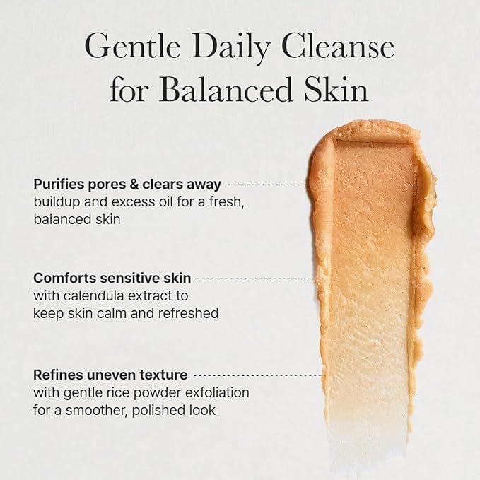 Arencia Calendula Rice Mochi Fresh Cleanser - Moisturizing, Brightening & Deep-Cleansing (120g) 4