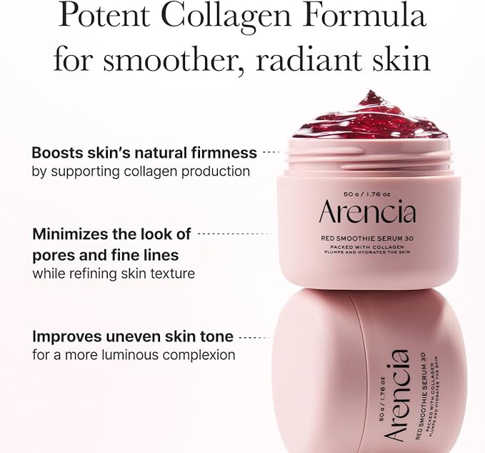 Arencia Overnight Red Smoothie Face Mask Serum 3