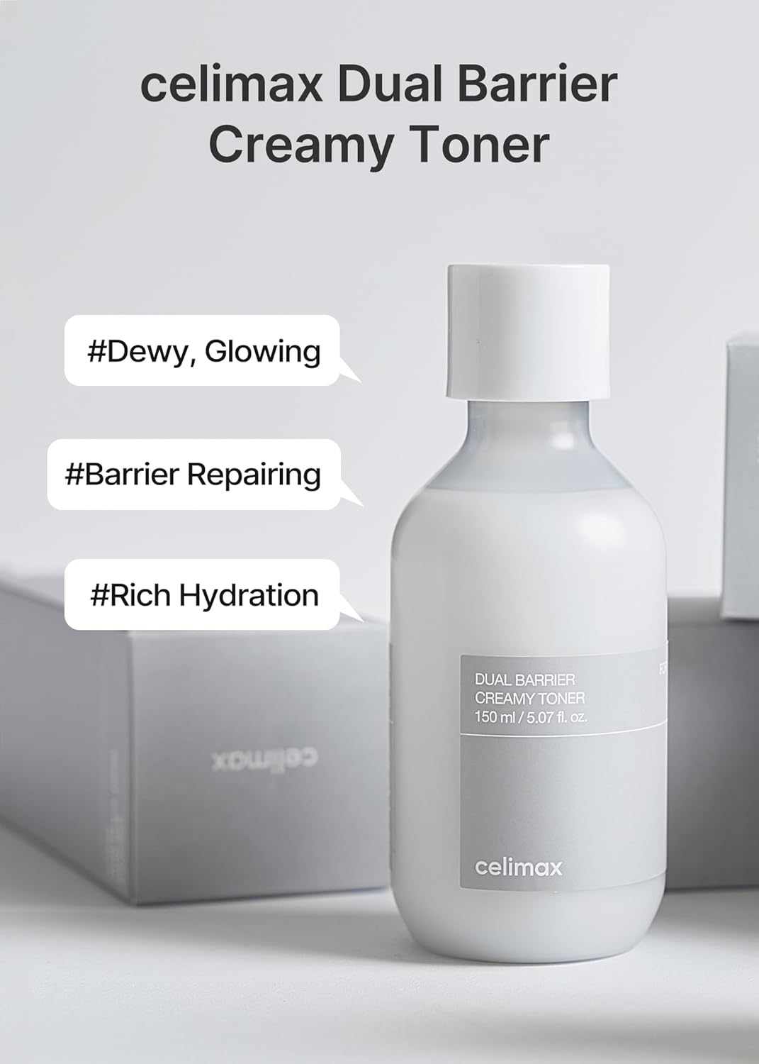 Celimax Dual Barrier Creamy Toner 150ml  3