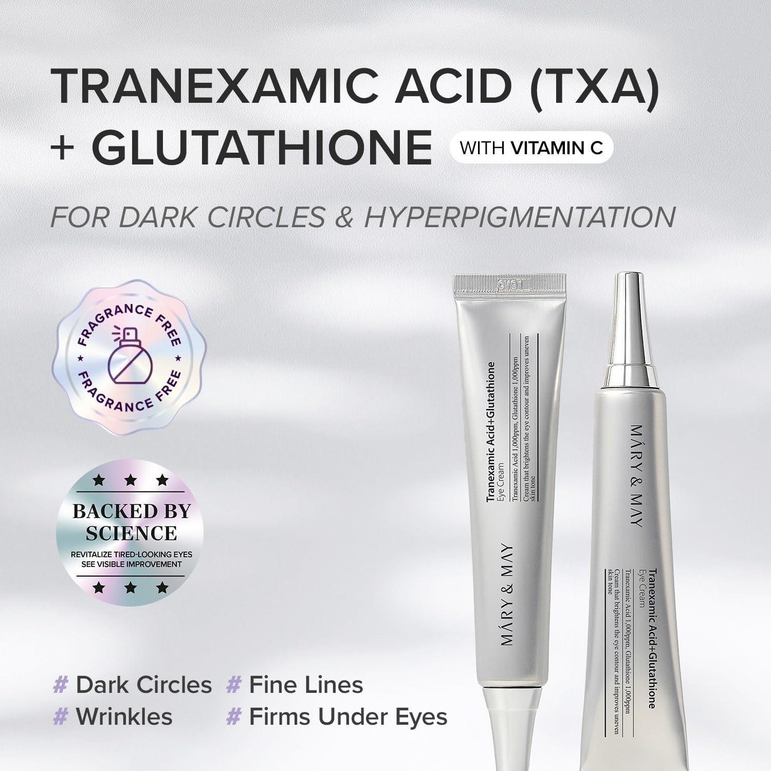 Mary&May Tranexamic Acid + Glutathione Eye Cream 30ml  4