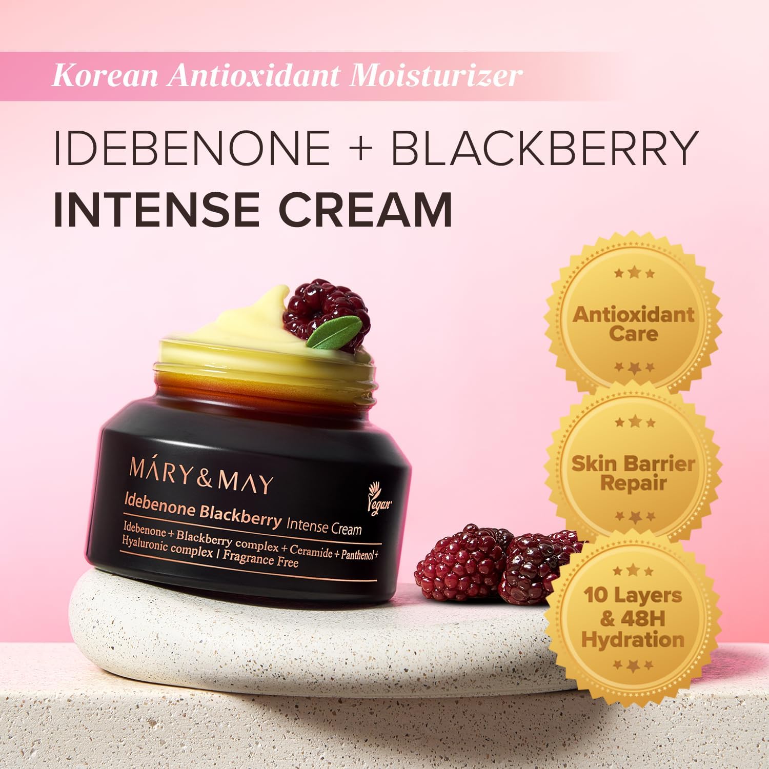 Idebenone Blackberry Intense Hydration Cream 70g 4