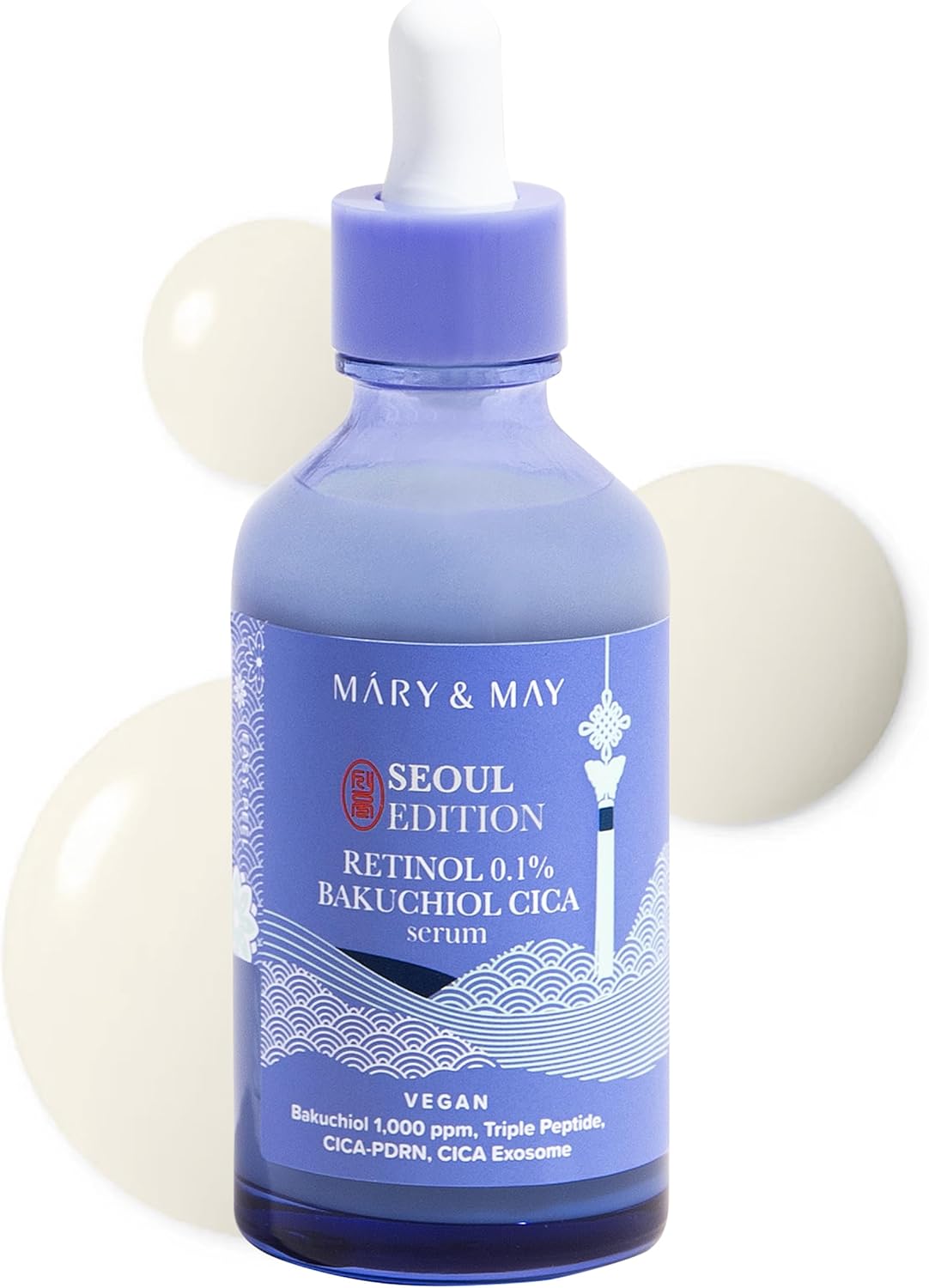 Mary&May SEOUL EDITION Retinol 0.1% Bakuchiol Cica Serum 80ml 