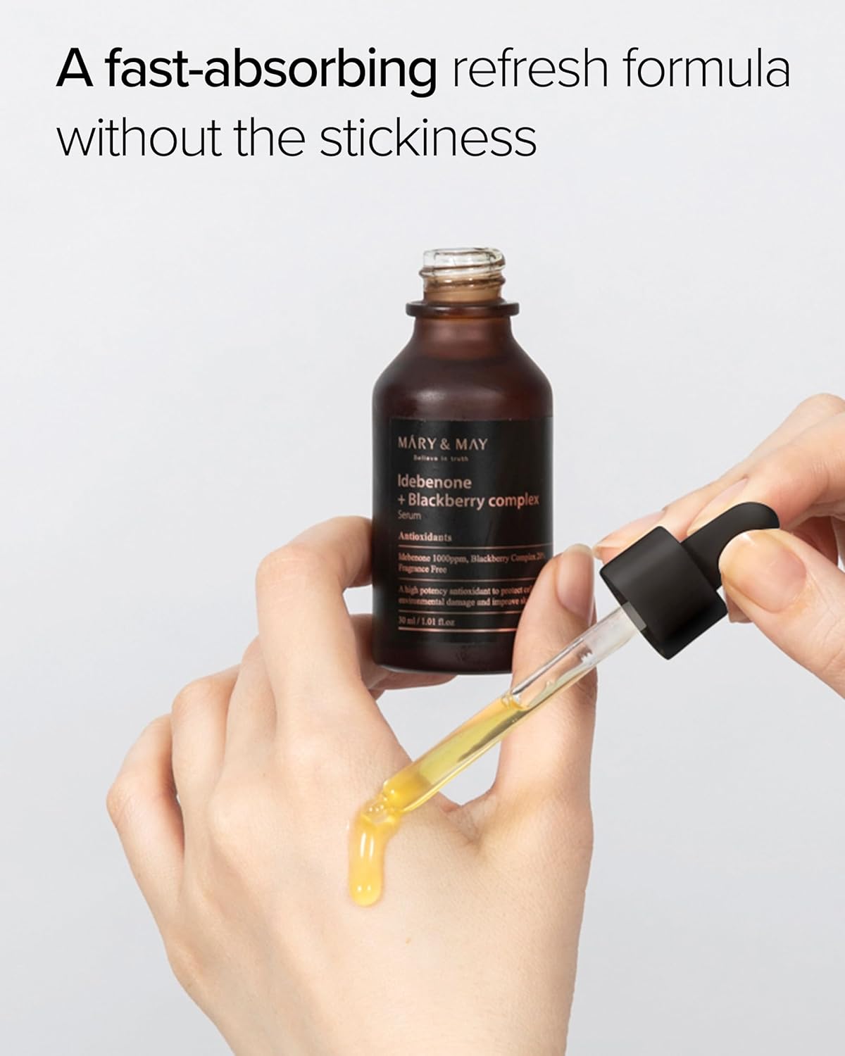 Mary&May Idebenone + Blackberry Complex Serum 30ml  4