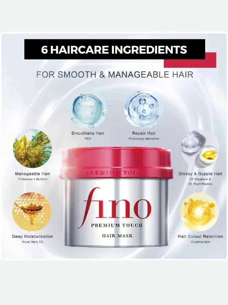 Fino Shiseido Premium Touch Hair Mask. 4
