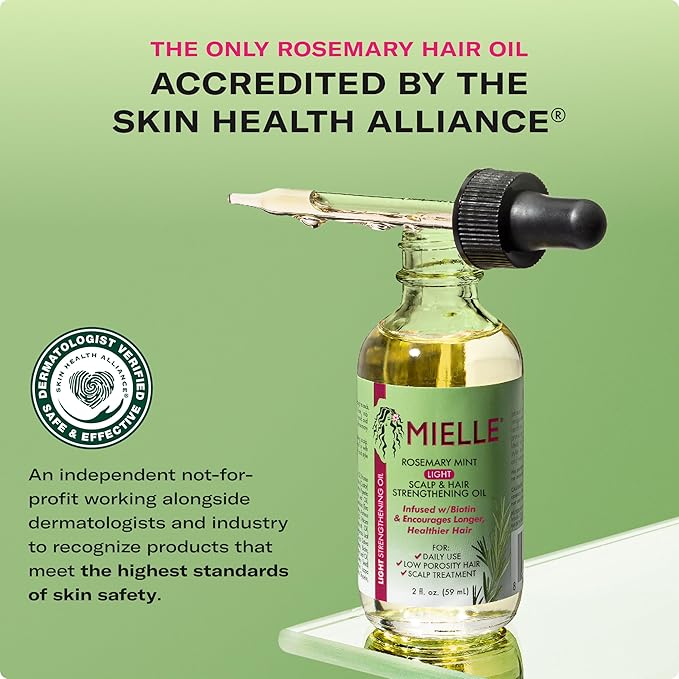 Mielle Organics Mint Light Scalp & Hair Strengthening Oil 59ml 2