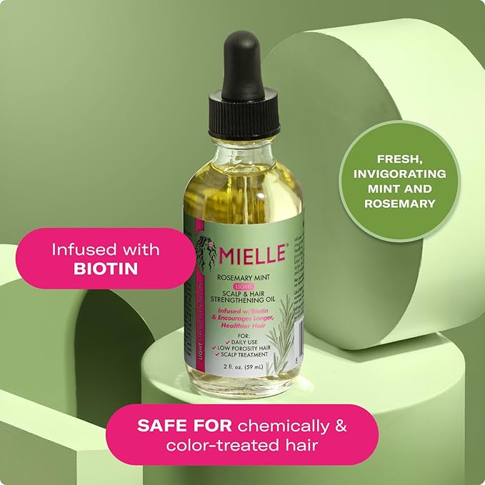 Mielle Organics Mint Light Scalp & Hair Strengthening Oil 59ml 3