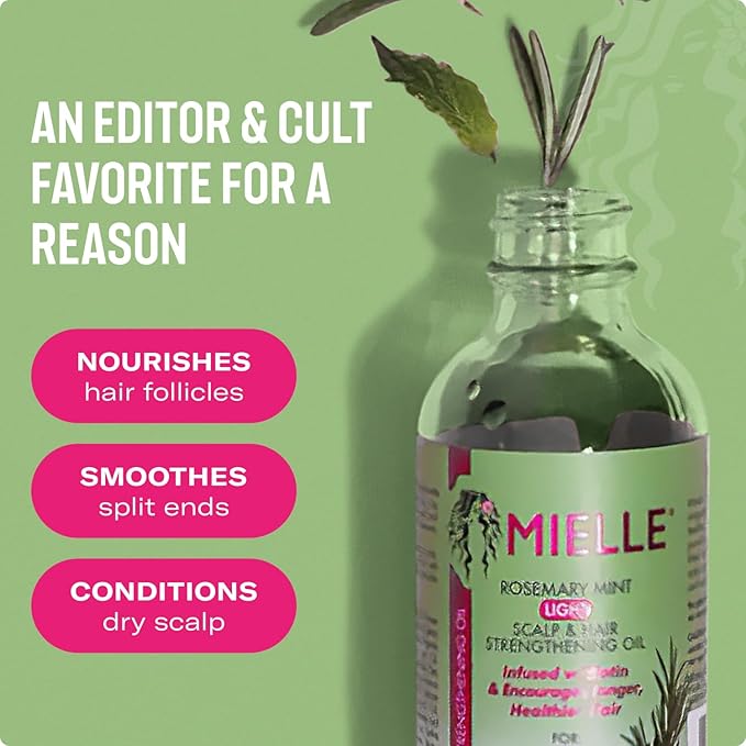 Mielle Organics Mint Light Scalp & Hair Strengthening Oil 59ml 4
