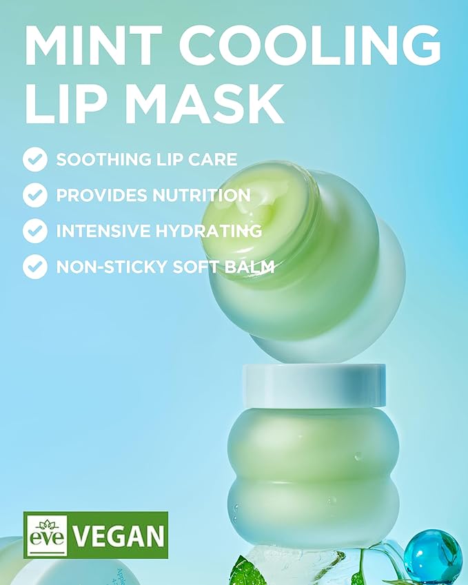 TOCOBO Mint Cooling Lip Mask – Cooling Relief Lip Sleeping Mask for Dry, Irritated Lips 5
