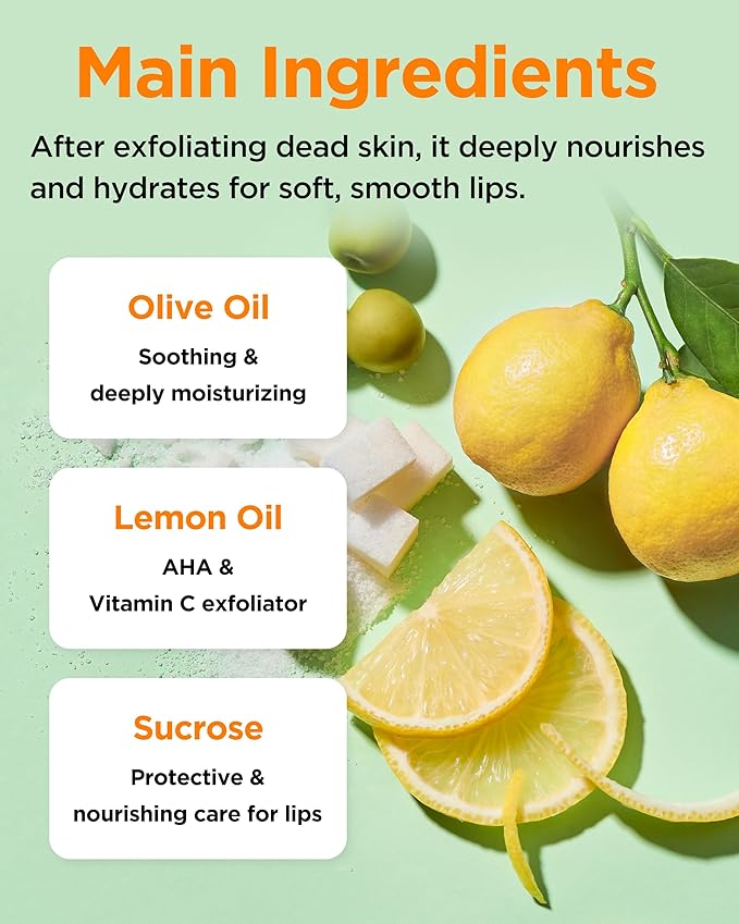 TOCOBO Lemon Sugar Lip Mask 20ml | Overnight Lip Maks 3