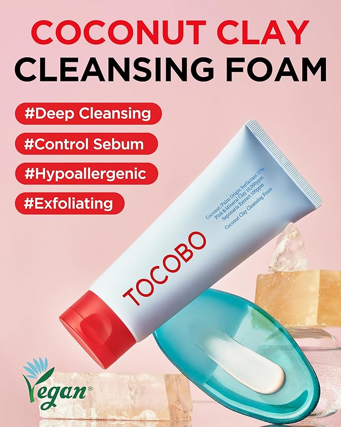 Tocobo Coconut Clay Cleansing Foam - 150ml 5