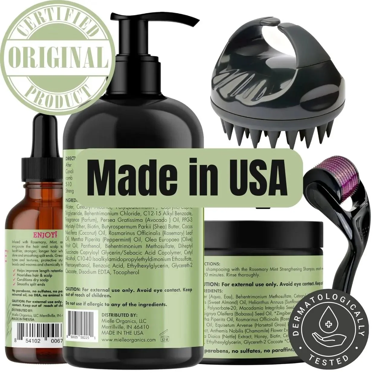 Mielle Rosemary Mint Strengthening Set | Hair Growth & Repair 2