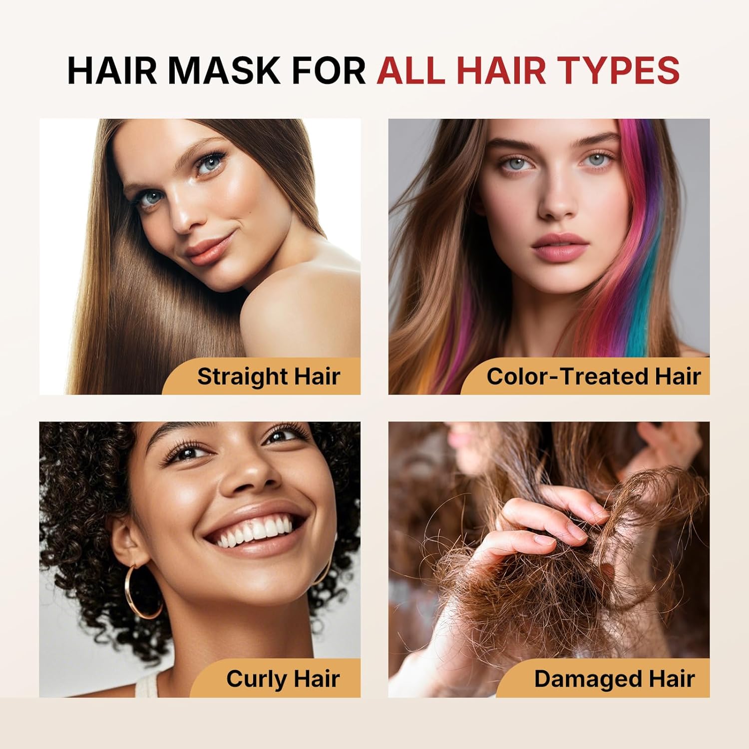 Karseell 100ml Collagen Hair Treatment Deep Repair Conditioning Argan Oil Collagen Hair Mask 7