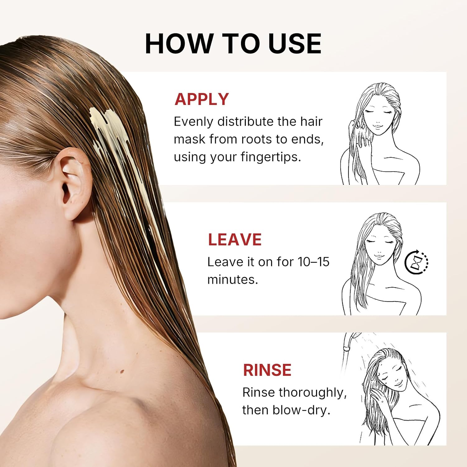 Karseell 100ml Collagen Hair Treatment Deep Repair Conditioning Argan Oil Collagen Hair Mask 8