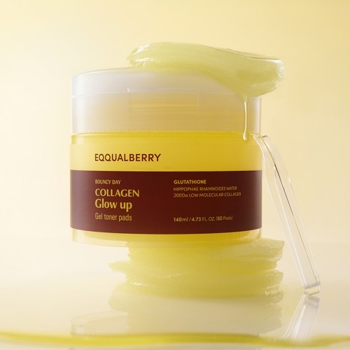 EQQUALBERRY Collagen Radiance Tonic Patches -140ml (60 Pads) 4
