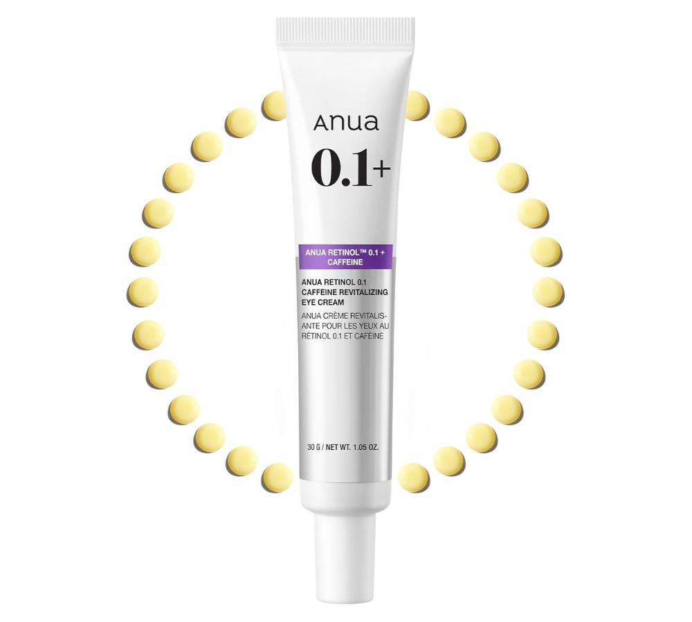 Anua Retinol 0.1 Caffeine Revitalizing Eye Cream,