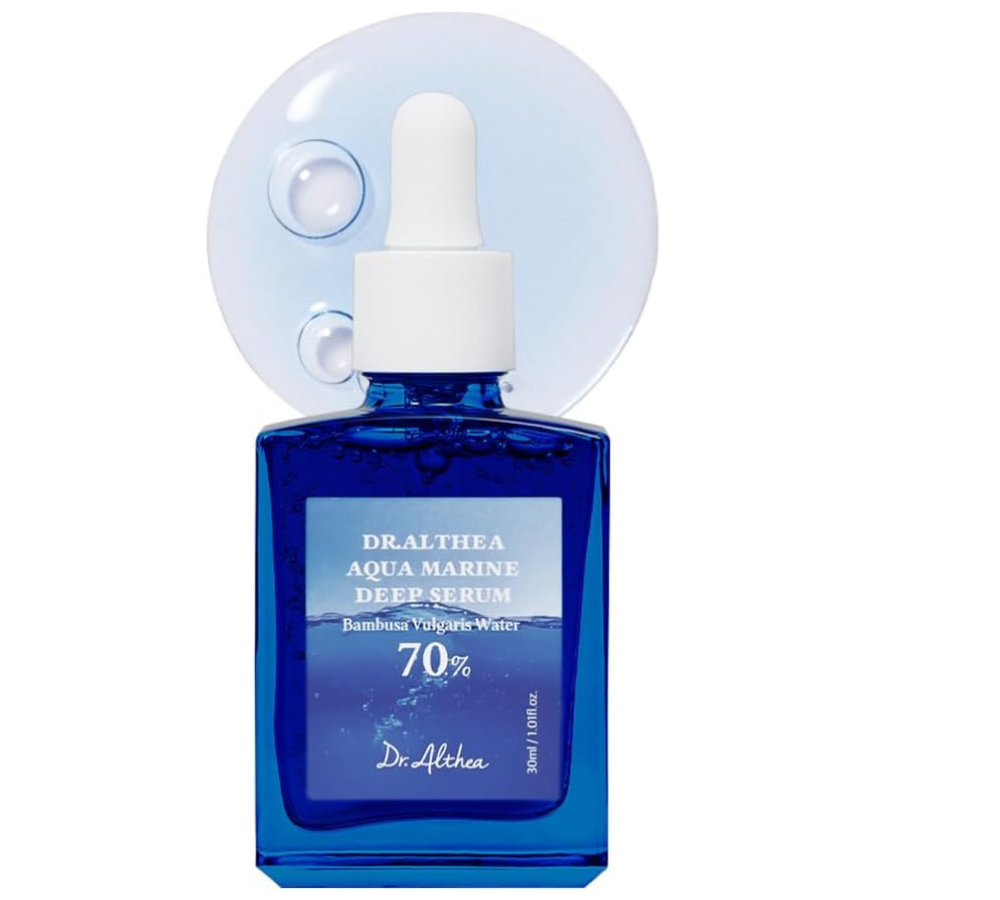 Dr.Althea Aqua Marine Deep Serum | Instant Hydration & Soothing Facial Serum for All Skin Types | Korean Vegan Skincare